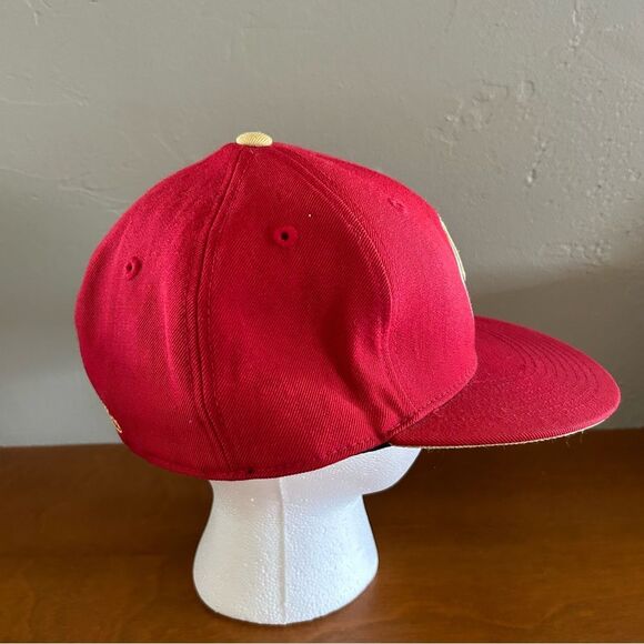 San Fransisco 49ers NFL Football Mitchell & Ness Vtg Wool Fitted Hat 7 3/8 - Picture 5 of 11